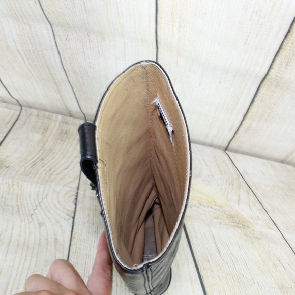 FRYE Knee High Tall Riding Boots Size 7 - Picture 9 of 10